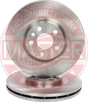 MASTER-SPORT GERMANY 24012801361-SET-MS - Zavorni kolut parts5.com