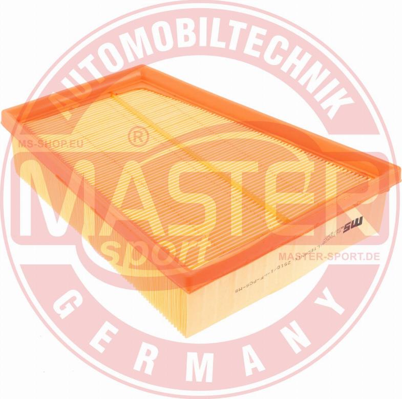 MASTER-SPORT GERMANY 2510/1-LF-PCS-MS - Filtre à air parts5.com