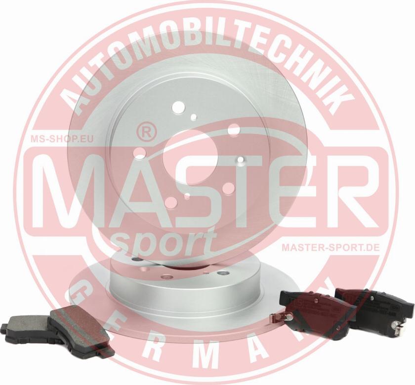 MASTER-SPORT GERMANY 200901670 - Set frana, frana disc parts5.com