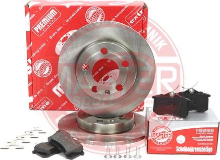 MASTER-SPORT GERMANY 200901331 - Brake Set, disc brakes parts5.com