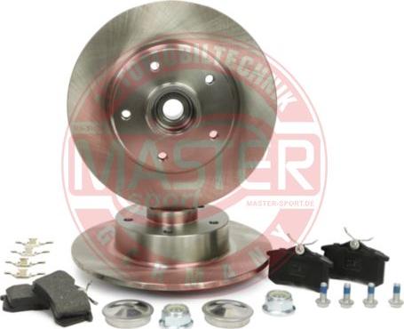 MASTER-SPORT GERMANY 200801160 - Brake Set, disc brakes parts5.com