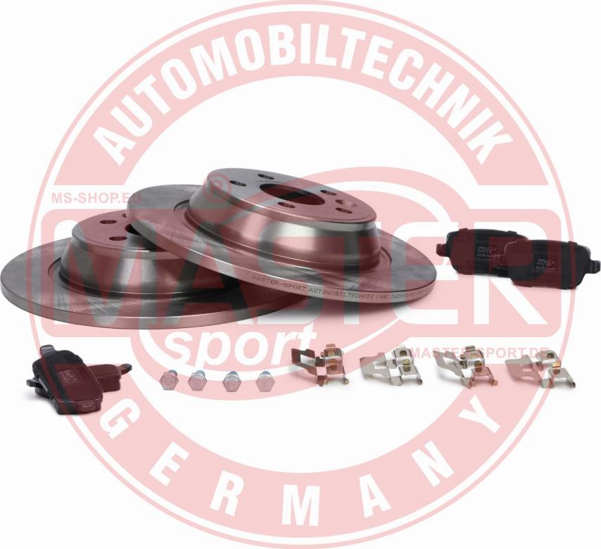 MASTER-SPORT GERMANY 201101450 - Set frana, frana disc parts5.com