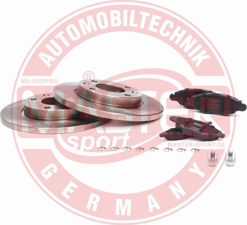 MASTER-SPORT GERMANY 201301850 - Set frana, frana disc parts5.com