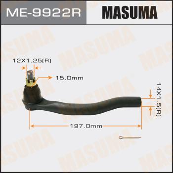 MASUMA ME-9922R - Наконечник рулевой тяги, шарнир parts5.com