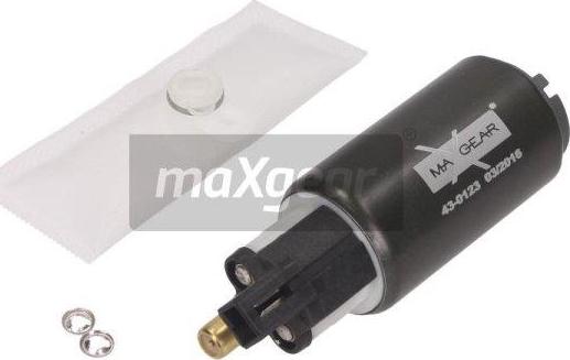 Maxgear 43-0123 - Pompa combustibil parts5.com