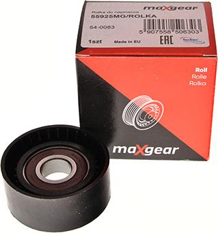 Maxgear 54-0083 - Skretni / vodeći valjak, klinasti rebrasti remen parts5.com