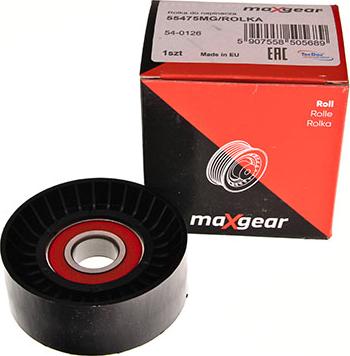 Maxgear 54-0126 - Rolka kierunkowa / prowadząca, pasek klinowy zębaty parts5.com