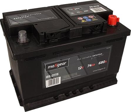 Maxgear 574104068 D722 - Starter Battery parts5.com