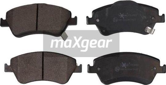 Maxgear 19-0901 - Zestaw klocków hamulcowych, hamulce tarczowe parts5.com