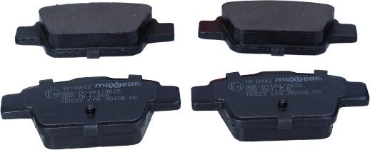 Maxgear 19-0442 - Σετ τακάκια, δισκόφρενα parts5.com