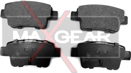 Maxgear 19-0463 - Brake Pad Set, disc brake parts5.com