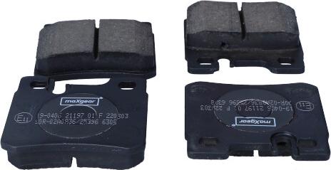 Maxgear 19-0406 - Brake Pad Set, disc brake parts5.com