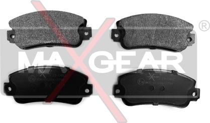 Maxgear 19-0482 - Sada brzdových destiček, kotoučová brzda parts5.com