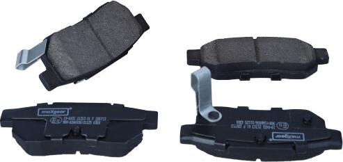 Maxgear 19-0431 - Zestaw klocków hamulcowych, hamulce tarczowe parts5.com