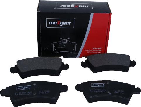 Maxgear 19-0553 - Piduriklotsi komplekt,ketaspidur parts5.com