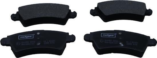 Maxgear 19-0553 - Piduriklotsi komplekt,ketaspidur parts5.com