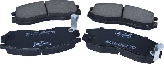 Maxgear 19-0539 - Brake Pad Set, disc brake parts5.com