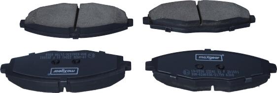 Maxgear 19-0536 - Brake Pad Set, disc brake parts5.com