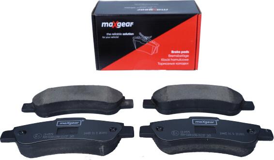 Maxgear 19-0575 - Σετ τακάκια, δισκόφρενα parts5.com