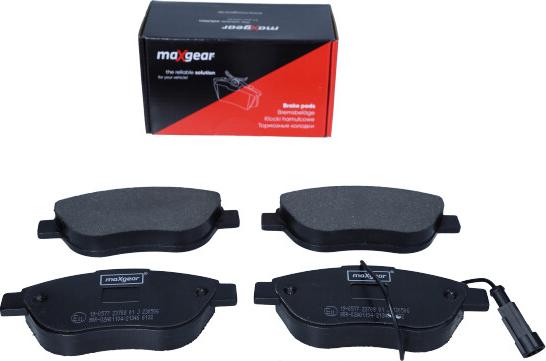 Maxgear 19-0577 - Brake Pad Set, disc brake parts5.com