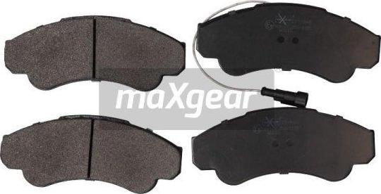 Maxgear 19-0668 - Komplet pločica, disk-kočnica parts5.com