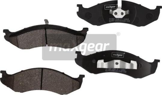 Maxgear 19-0884 - Komplet zavornih oblog, ploscne (kolutne) zavore parts5.com