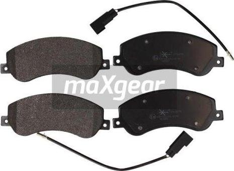 Maxgear 19-0878 - Sada brzdových destiček, kotoučová brzda parts5.com