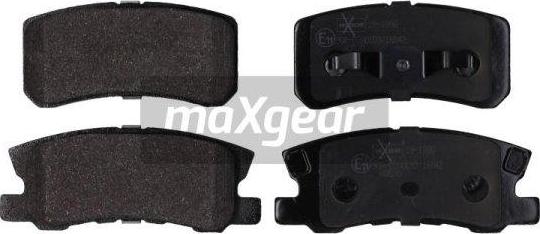 Maxgear 19-1990 - Zestaw klocków hamulcowych, hamulce tarczowe parts5.com