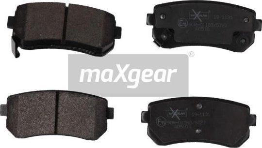 Maxgear 19-1131 - Zestaw klocków hamulcowych, hamulce tarczowe parts5.com