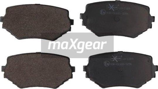 Maxgear 19-1389 - Комплект спирачно феродо, дискови спирачки parts5.com