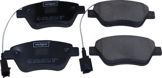 Maxgear 19-3661 - Brake Pad Set, disc brake parts5.com