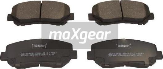 Maxgear 19-3038 - Set placute frana,frana disc parts5.com