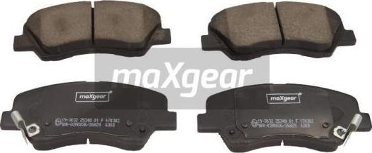 Maxgear 19-3032 - Sada brzdových destiček, kotoučová brzda parts5.com