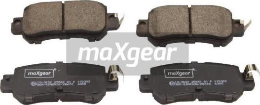 Maxgear 19-3037 - Set placute frana,frana disc parts5.com