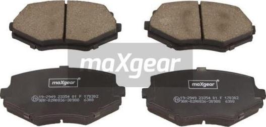 Maxgear 19-2949 - Set placute frana,frana disc parts5.com