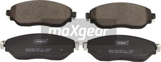 Maxgear 19-2944 - Set placute frana,frana disc parts5.com