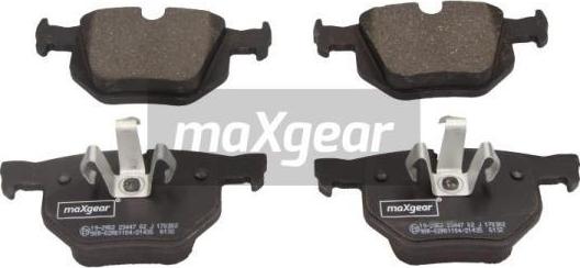 Maxgear 19-2952 - Juego de pastillas de freno parts5.com