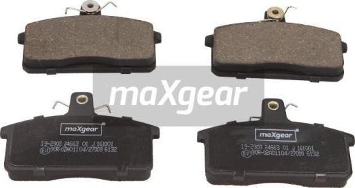 Maxgear 19-2903 - Juego de pastillas de freno parts5.com