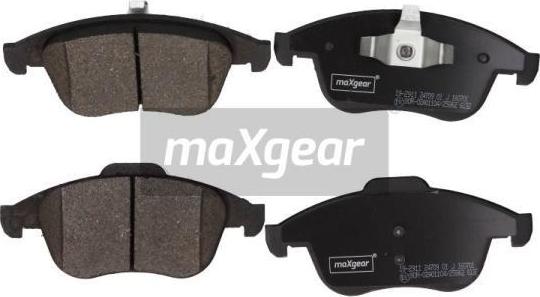 Maxgear 19-2911 - Brake Pad Set, disc brake parts5.com