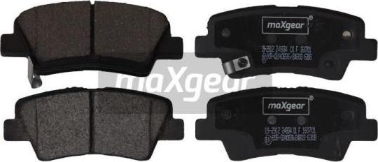 Maxgear 19-2912 - Fren balata seti, diskli fren parts5.com