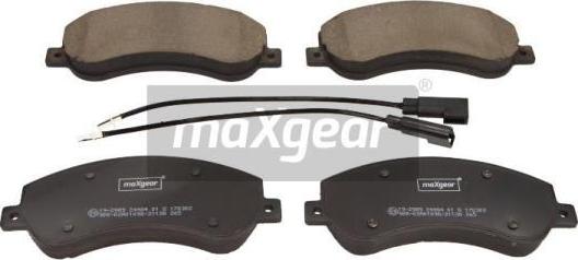 Maxgear 19-2989 - Set placute frana,frana disc parts5.com