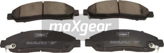 Maxgear 19-2981 - Set placute frana,frana disc parts5.com