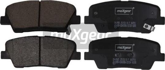 Maxgear 19-2925 - Komplet zavornih oblog, ploscne (kolutne) zavore parts5.com