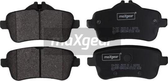 Maxgear 19-2921 - Set placute frana,frana disc parts5.com