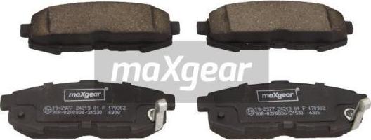 Maxgear 19-2977 - Set placute frana,frana disc parts5.com