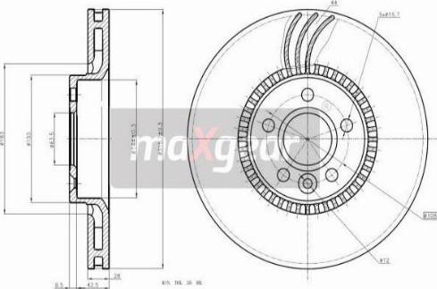 Maxgear 19-2429 - Bremsscheibe parts5.com