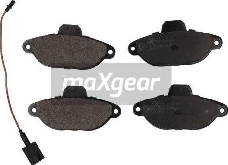 Maxgear 19-2141 - Sada brzdových destiček, kotoučová brzda parts5.com