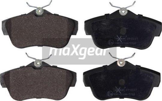 Maxgear 19-2117 - Set placute frana,frana disc parts5.com