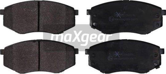 Maxgear 19-2176 - Σετ τακάκια, δισκόφρενα parts5.com