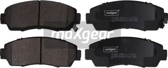 Maxgear 19-2895 - Тормозные колодки, дисковые, комплект parts5.com